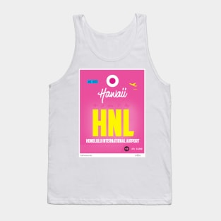 HNL Honolulu Hawaii airport code Tank Top